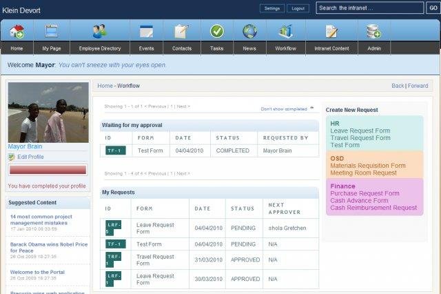 Download web tool or web app Precurio Intranet Portal (v2) [UPDATE]